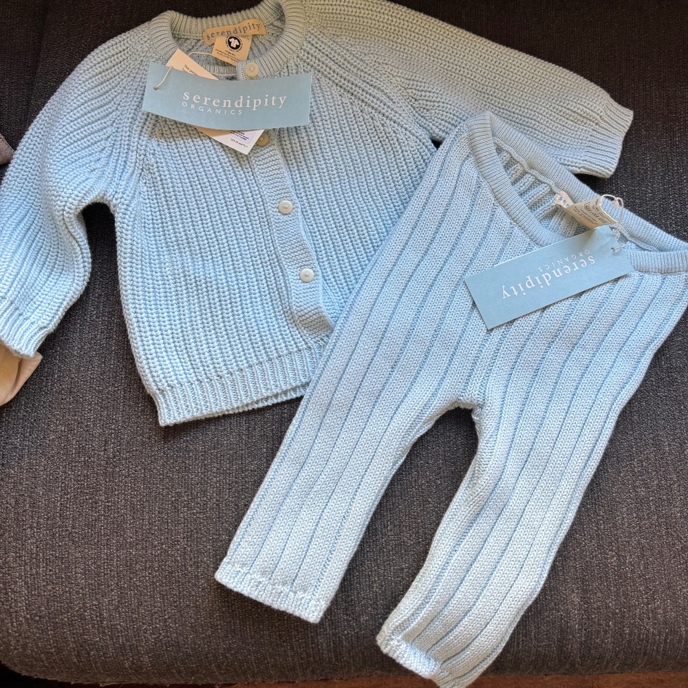 Brand New Serendipity Organics Sweater Set